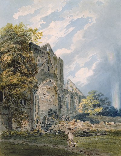 Pluscardine Abbey, Elgin, ca. 1793 von Thomas Girtin